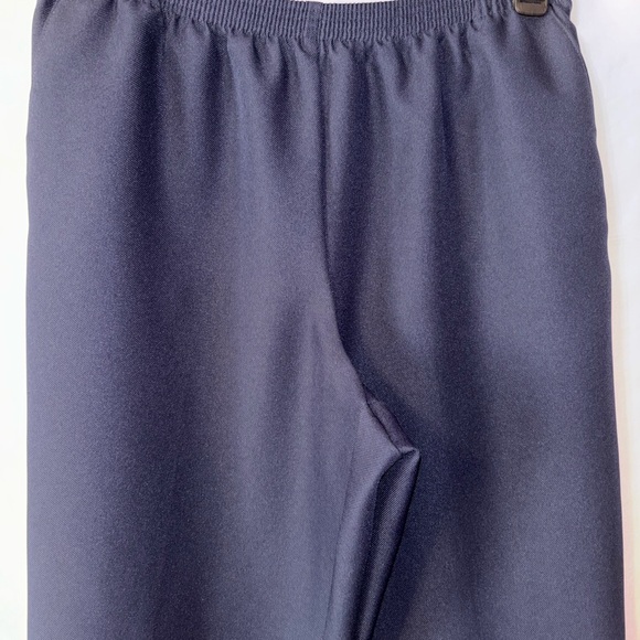 Alfred Dunner Blue Relaxed Fit Trousers - Picture 2 of 9